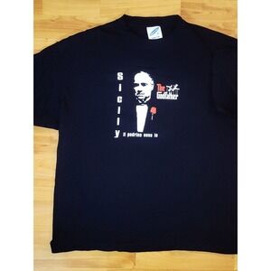 Vintage The Godfather Movie Tee, Sicily il Padrino Sono io Marlon Brando, 90s XL